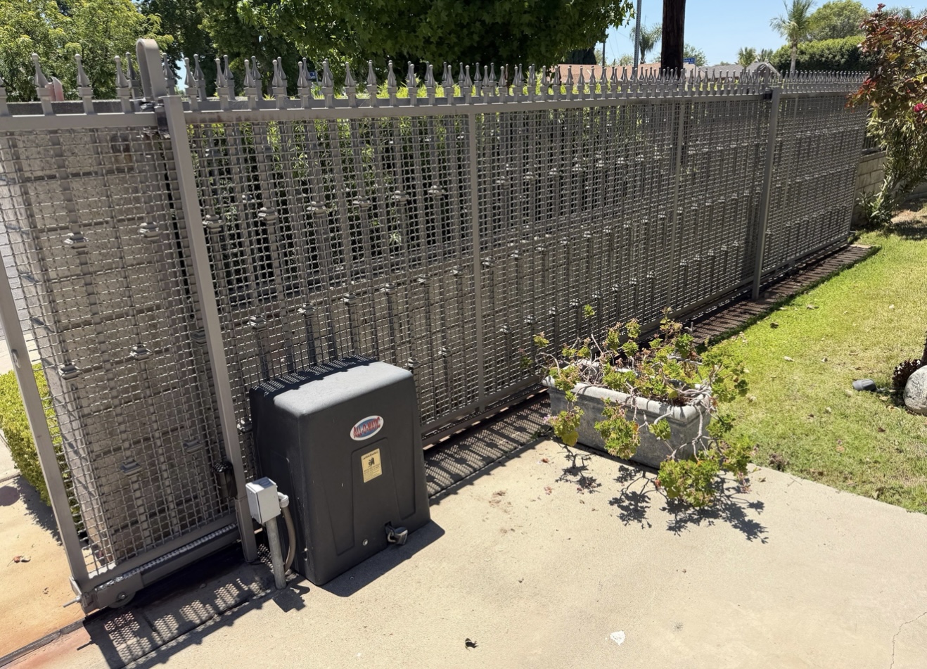 Community perimeter fencing and access installation